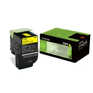 Lexmark 70C20Y0 gul toner 1.000 sidor