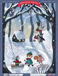 Pixi adventskalender 2025 : Med böcker av Maria Trolle, Maria Nilsson Thore, Johan Anderblad, Filippa Widlund, Mårten Melin Elsa Beskow, Lotta Olsson