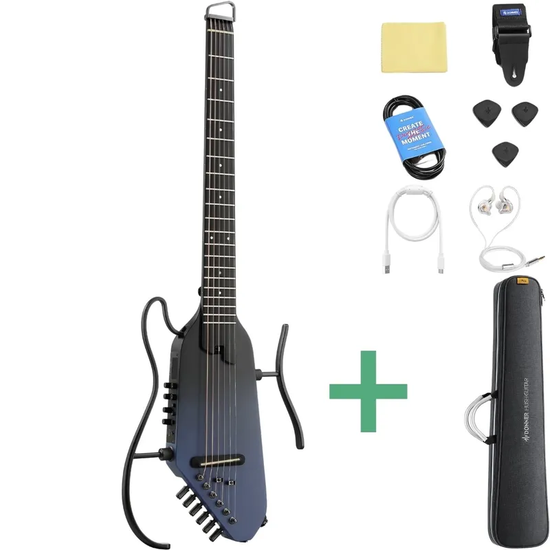 Donner HUSH-I PRO silent gitarr space fly