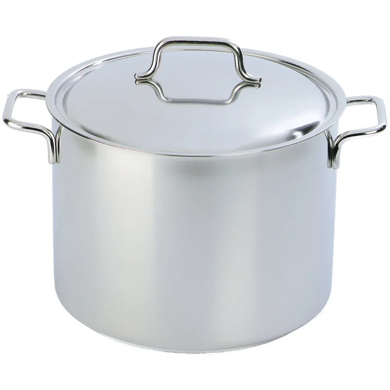 Demeyere Apollo 7 Gryta hög med lock 20 cm, 18/10 Rostfritt stål
