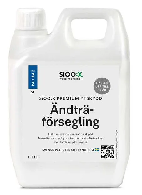 SiOO:X 1921-SE Ändträförsegling ytskydd, steg 2 1 l