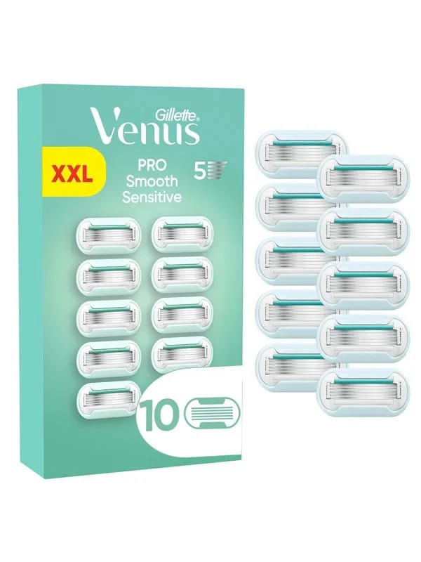Gillette Venus Pro Smooth Sensitive Rakblad 10 st