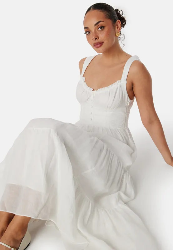Lena Ruched Bodice Midaxi Dress (#2120)