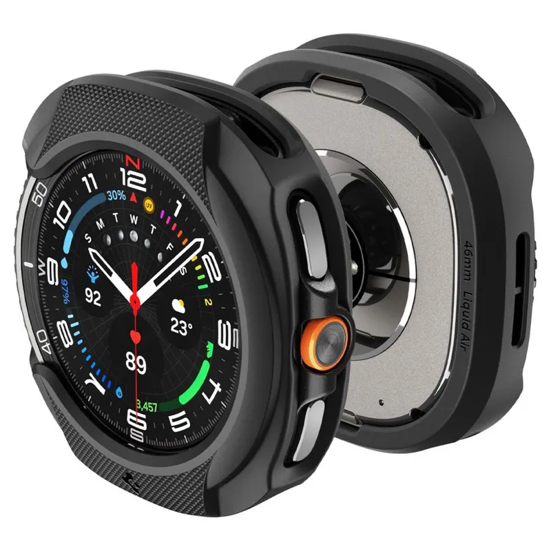 Spigen Galaxy Watch 8 Classic (46mm) Skal Liquid Air – Svart