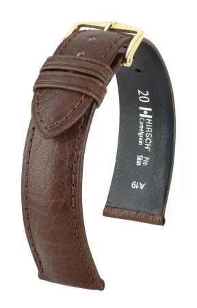 CAMELGRAIN Calf Leather Dark Brown L - 20 mm
