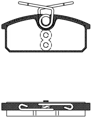 Bromsbelägg REMSA 1424.00