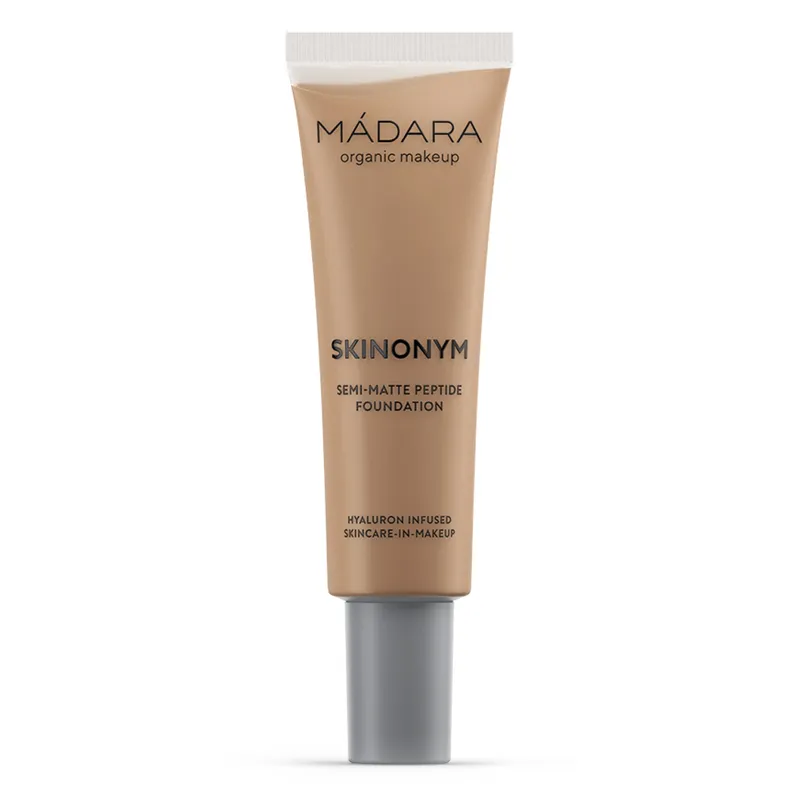 MÁDARA SKINONYM Semi-Matte Peptide Foundation #60 OLIVE – 30 ml