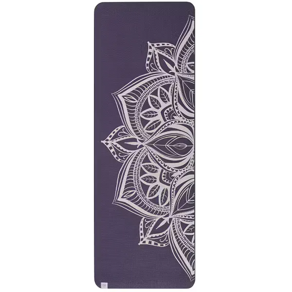 Yogamatta 6mm Aubergine Medallion - Gaiam