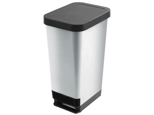 Papperskorg CEP pedal 45L grå