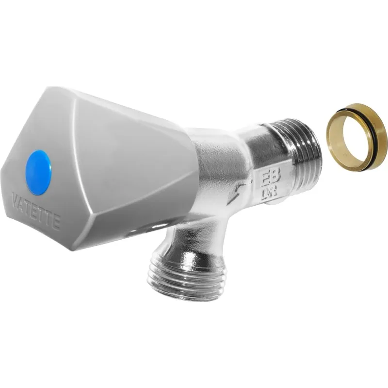 Vatette FG0135070 Tappventil för vägg, med backventil G15, kort modell