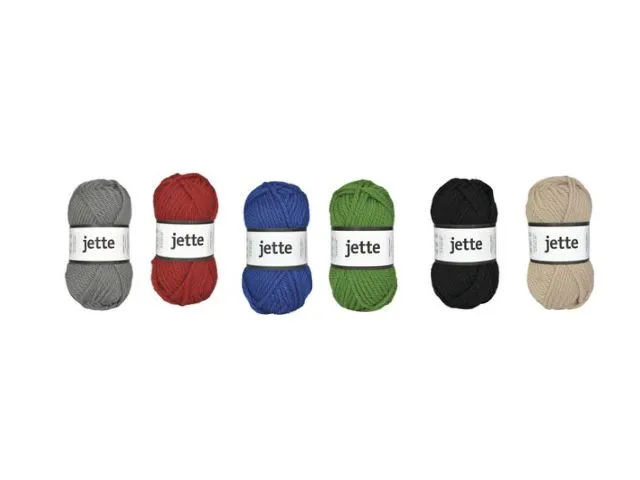 Ullgarn Jette 50g grå