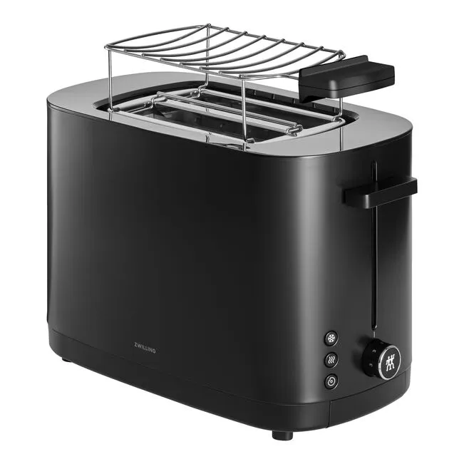 Zwilling Zwilling brödrost med brödvärmare 2 korta fack Svart