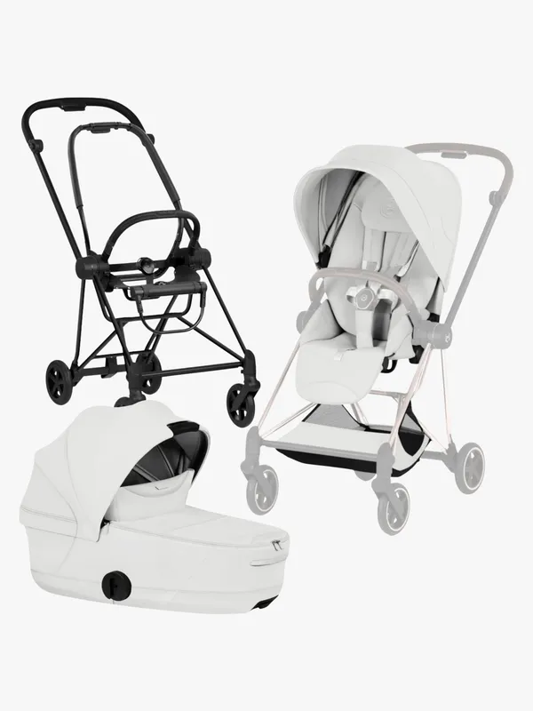 Cybex Mios Style Duovagn, Matt Black/Coconut Brown