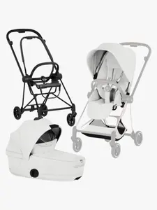Cybex Mios Style Duovagn, Matt Black/Coconut Brown