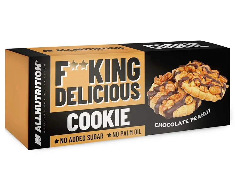 Allnutrition – Fitking Delicious Cookie, Choklad Jordnöt, 150g