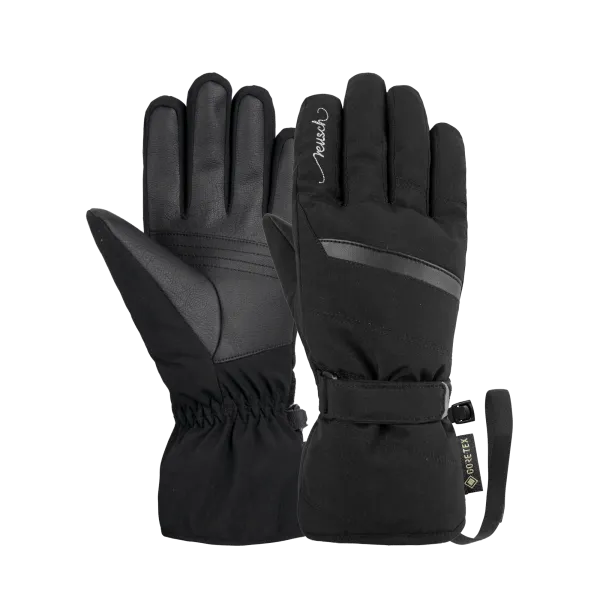 Reusch Sandy, Skidhandskar, Dam, Svart/Silver