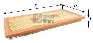 Luftfilter CLEAN FILTER MA3481
