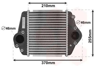 Intercooler VAN WEZEL 27004275