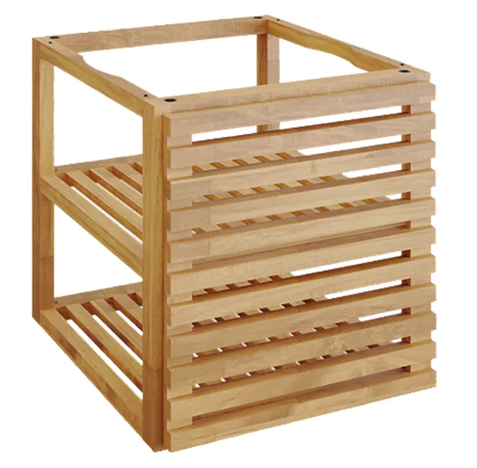 OFYR Storage Insert PRO 2 doors TW Large Träinsats teakträ