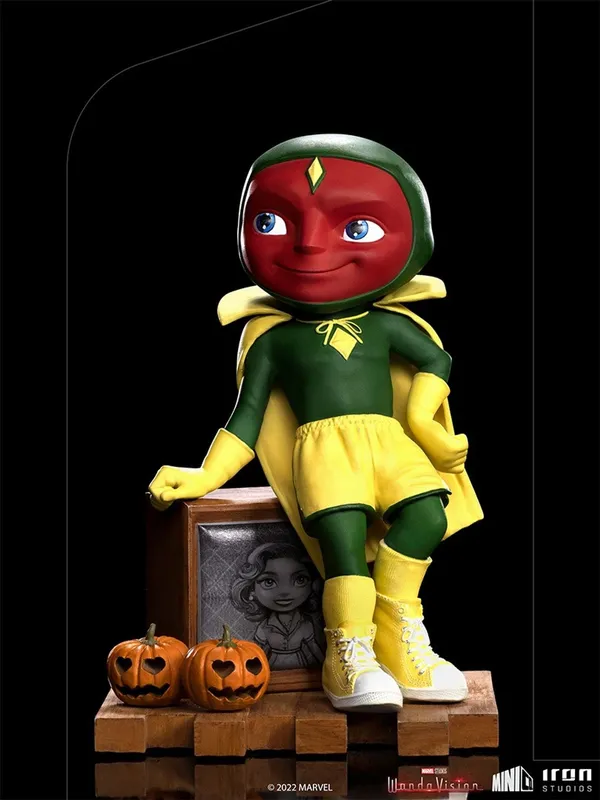 Iron Studios – MiniCo Figurines: Wandavision – Vision (Halloween Version) – Figur