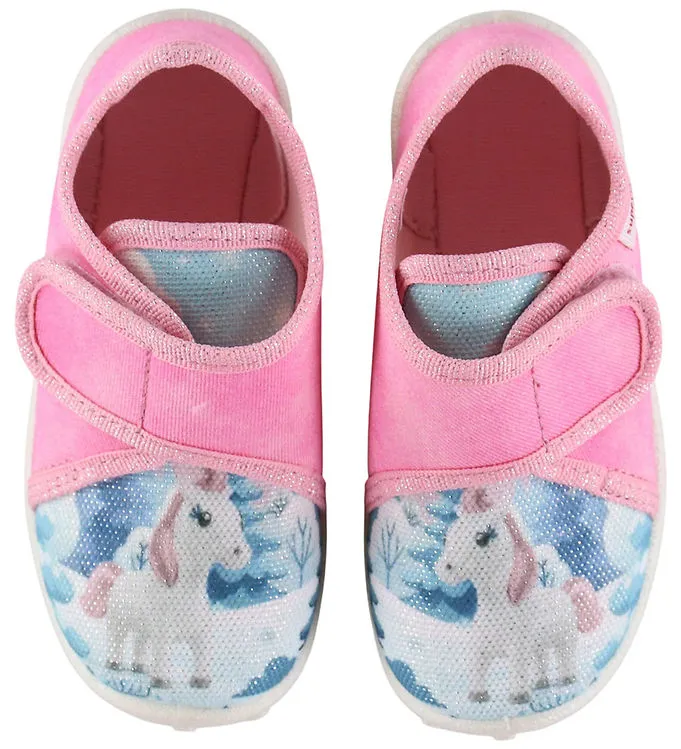 Superfit Innerskor – Ojämn – Rosa m. Pony (#9982)