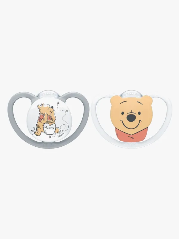 Nuk Perfect Match Disney, Storlek 2 (6-18 Mån.), Anatomisk-silikon, 2-pack