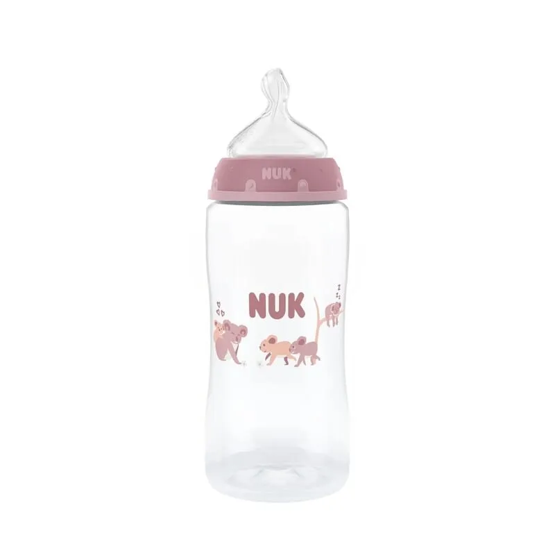 NUK nappflaska First Choice temperature control 300 ml, koal