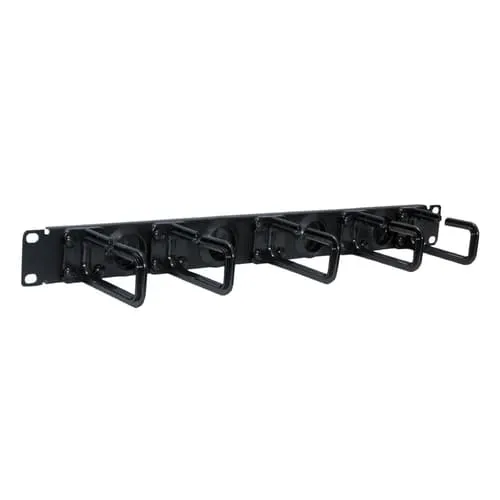 Tripp Lite Rack Enclosure Cabinet Horizontal Cable Ring Flexible 1URM - rack cable management kit - 1U