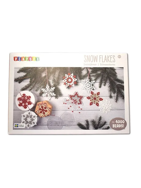Playbox Pärlset - 4000 st. - Snöflingor