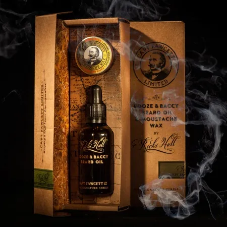 Ricki Hall’s Booze & Baccy Skäggolja och Mustaschvax