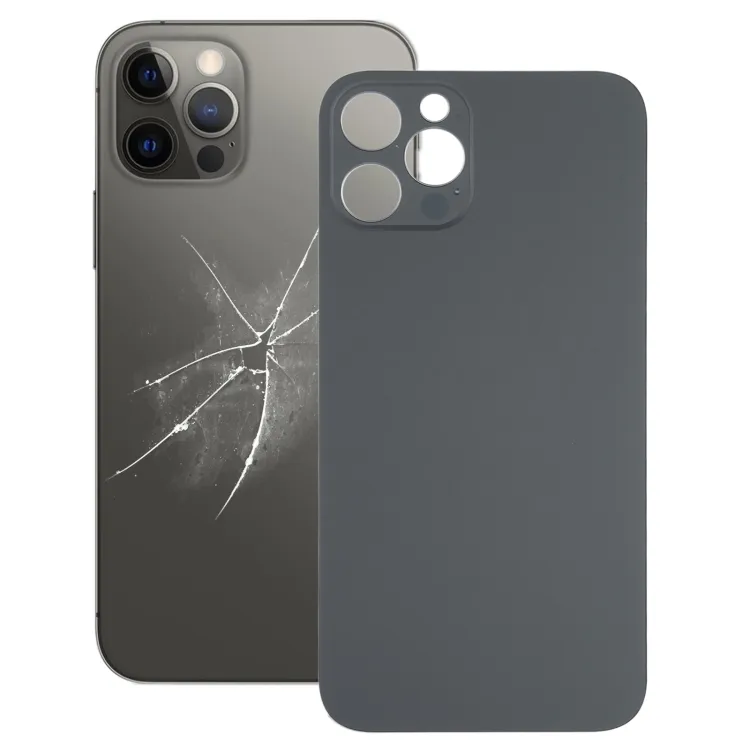 iPhone 12 Pro Baksida (utan logga) - Svart