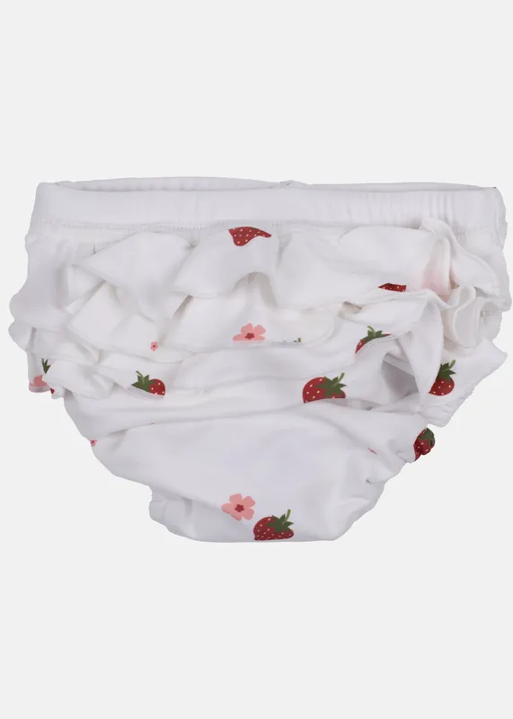 Lindberg Daisy Baby Badblöja, Offwhite/Pink, 9-12 kg