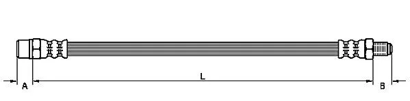 Bromsslang METZGER 4113678