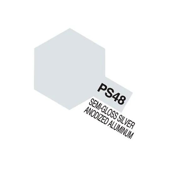TAMIYA PS-48 Halvblank silveralumit 86048