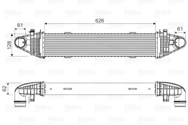 Intercooler VALEO 818616