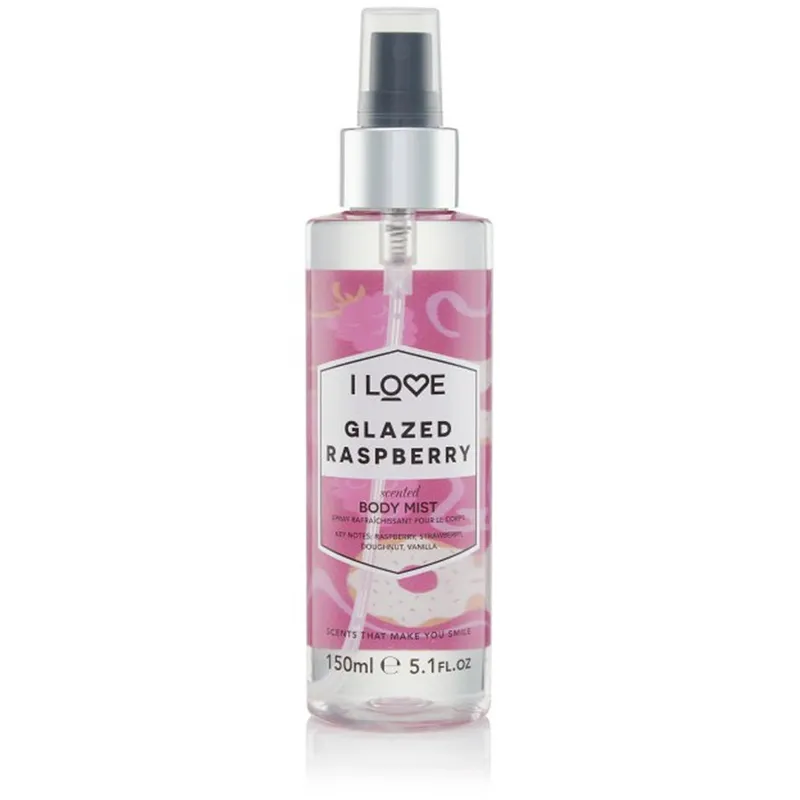 I Love Glazed Raspberry Scented Body Mist – 150 ml
