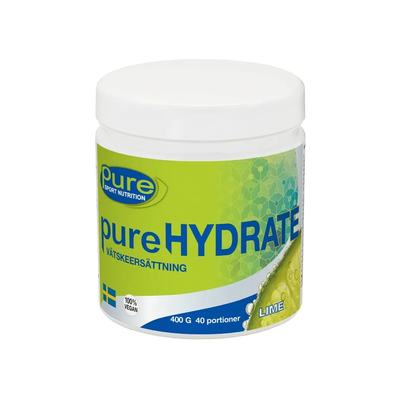 Pure Sport Nutrition pure HYDRATE Vätskeersättning Lime 400 g