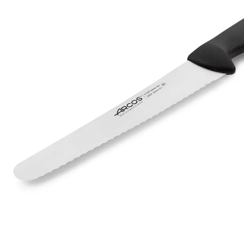 Arcos 2900 Konditorkniv/Brödkniv 25 cm Svart