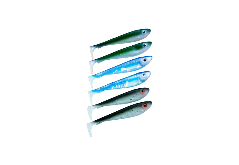 Svartzonker McRubber Shad 6-pack (#4472)