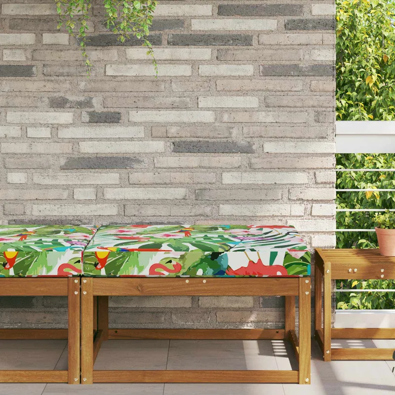 vidaXL Utomhus Soffa Kudde Tyg Flerfärgsdesign 80 x 80 cm
