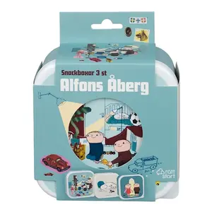 Alfons Åberg Snackbox 3-pack Rätt Start