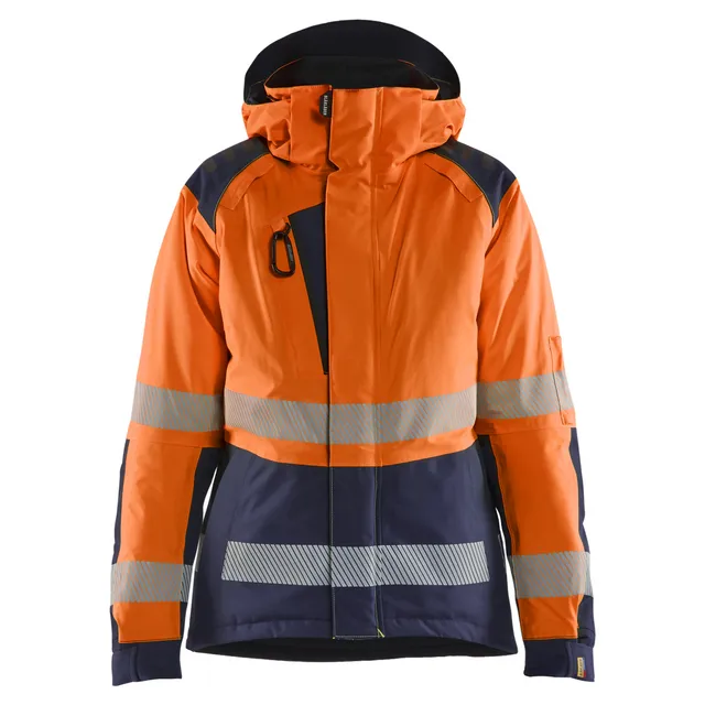 VINTERJACKA 4456 1987 VARSEL DAM VARSELORANGE/MARINBLÅ L | Beijerbygg Byggmaterial
