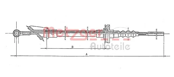 METZGER 1172.1 Kopplingsvajer