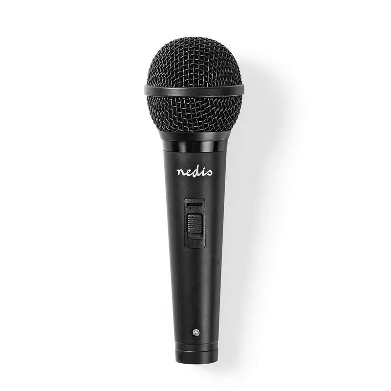 Trådad Mikrofon | Kardioid | Avtagbar kabel | 5.00 m | 80 Hz - 13 kHz | 600 Ohm | -72 dB | På / av-knapp | Resväska ingår | ABS