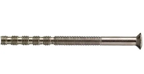 ASSA 461713800002 Tryckeskruv med midja, M5 x 90 mm Förnicklad
