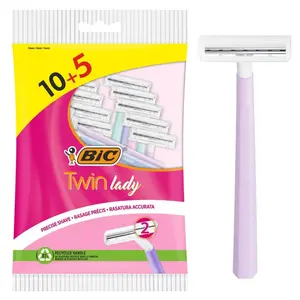 BIC Twin Lady Rakhyvlar 15-pack