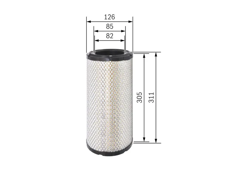 Luftfilter BOSCH F 026 400 318