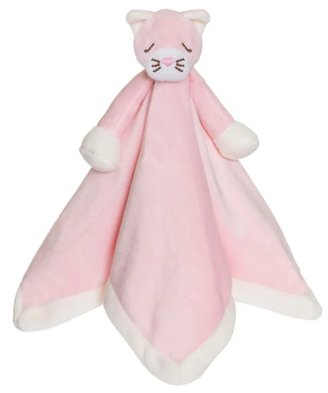 Diinglisar Snuttefilt Katt Babyrosa Teddykompaniet