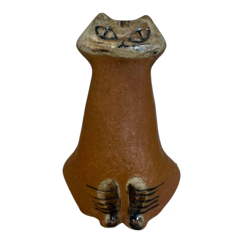Gustavsberg- Figurin – Lilla Zoo – Sittande Katt – design Lisa Larson