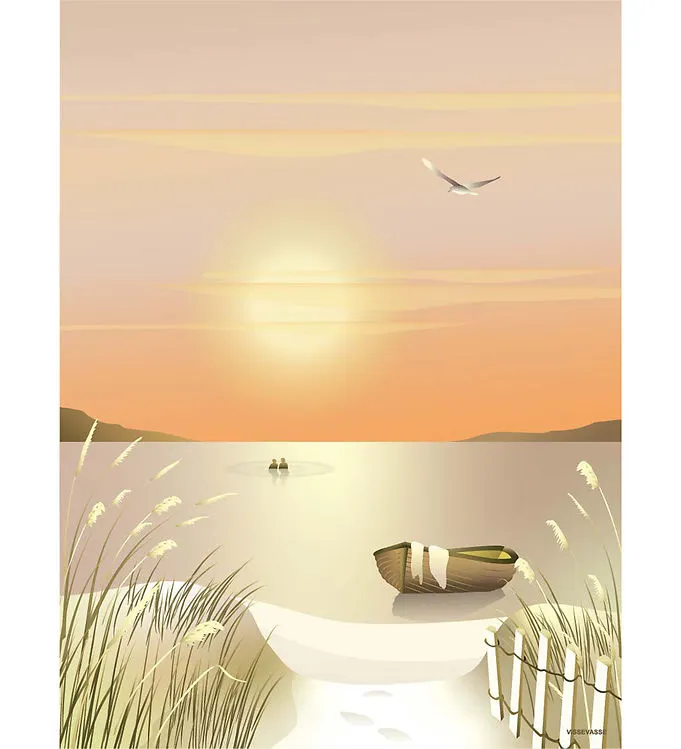 Vissevasse Affisch – 30×40 cm – Dunes